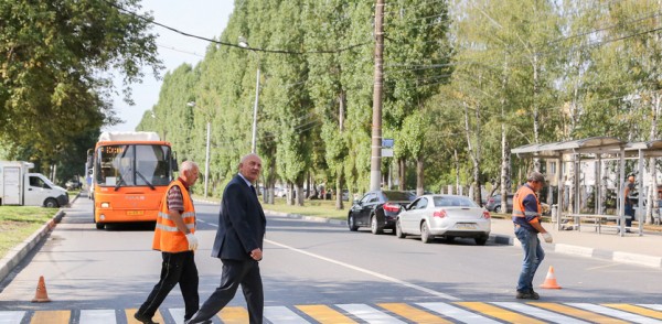 Новый светофор установлен в районе остановки общественного транспорта «Ореховская» в Нижнем Новгороде