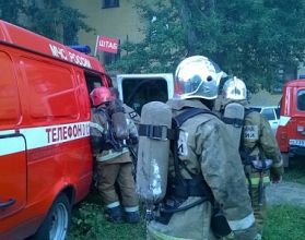 Девятиэтажный дом горит на ул. Надежды Сусловой в Нижнем Новгороде Девятиэтажный дом горит на ул. Надежды Сусловой в Нижнем Новгороде