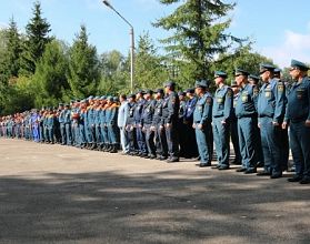 Всероссийские сборы спасателей проходят на Бору