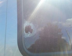 Неизвестный  расстрелял машину нижегородских воздухоплавателей 