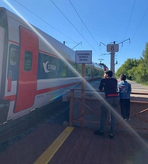 Винтажную платформу для «Стрижа» установили в Нижнем Новгороде