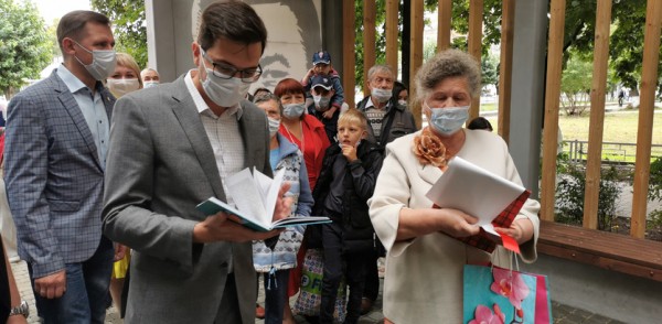 Сквер имени Люкина открыли в День города Нижнего Новгорода Сквер имени Люкина открыли в День города Нижнего Новгорода