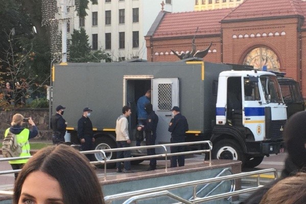 В Минске задержали граждан России и координатора штаба оппозиции