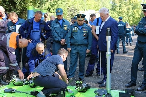 Всероссийские сборы спасателей проходят на Бору