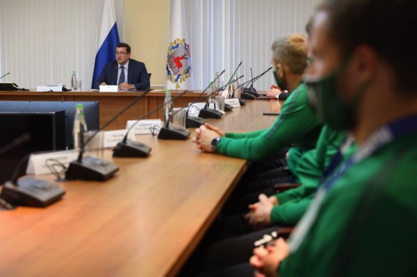 Глеб Никитин провел встречу с мини-футбольным клубом «Торпедо» 