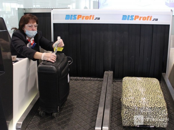 &laquo;Антикоронавирусные&raquo; кабины для багажа появились в нижегородском аэропорту
