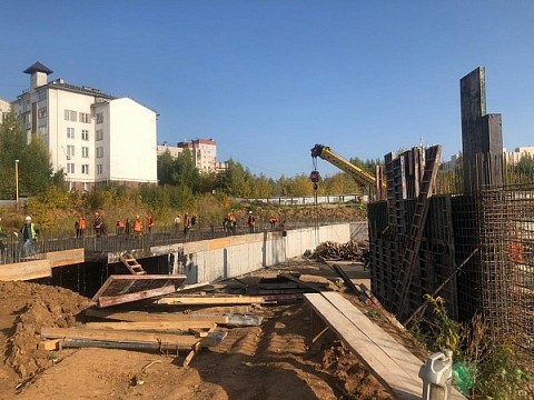 На 35% готов каркас здания нижегородского ЖК «Университетский»  