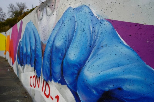 Граффити «Прощай, COVID!» вышло в финал конкурса «ФормАRТ»