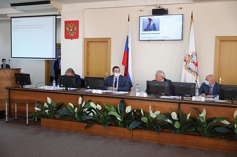 Никитин поздравил Люлина с избранием председателем ЗСНО