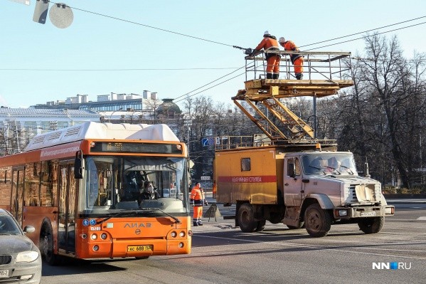 Площадь Минина готовят к ремонту. Троллейбусы поедут по-новому
