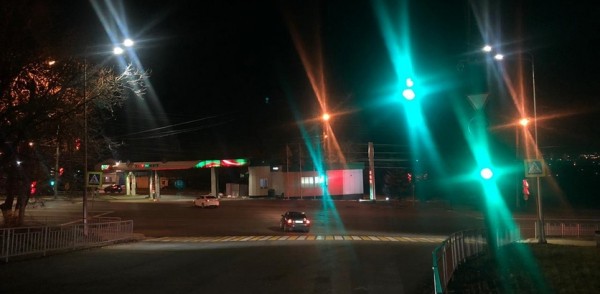 Освещение установлено на пешеходных переходах на ул. Медицинской и пр. Гагарина в рамках нацпроекта