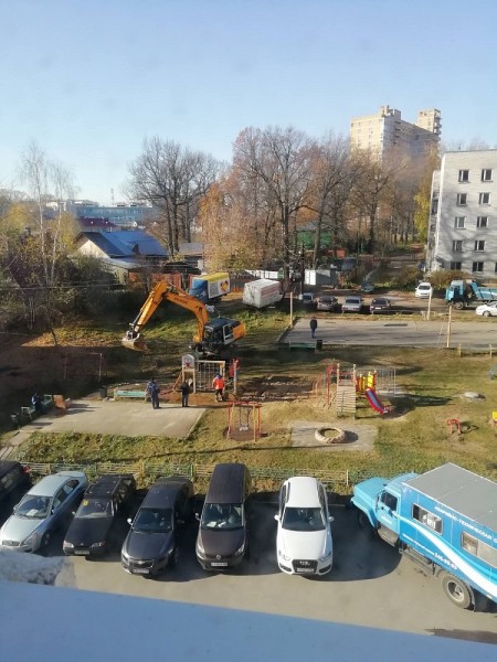 Детскую площадку украли у жителей Приокского района Нижнего Новгорода