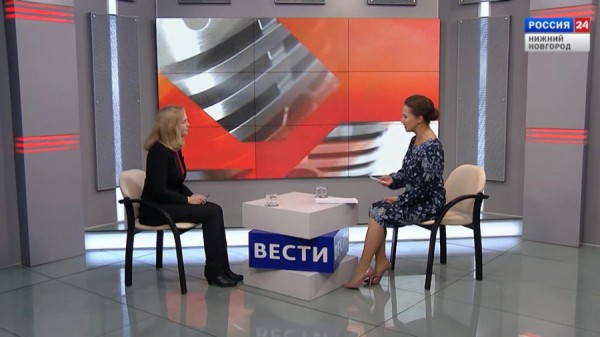 Интервью с Оксаной Кислицыной в программе Вести-Интервью