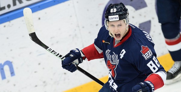 Дамир Жафяров - лучший нападающий 12-й недели КХЛ!