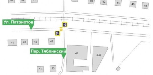 Пешеходный переход организован в Нижнем Новгороде рядом с медицинским учреждением Пешеходный переход организован в Нижнем Новгороде рядом с медицинским учреждением