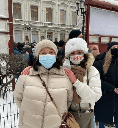 Жанна Немцова приняла участие в митинге в Нижнем Новгороде 23 января