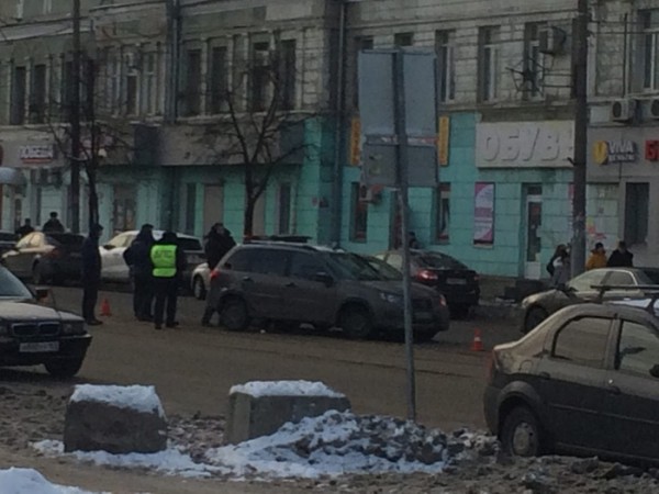 Трамваи встали на улице Чкалова в Нижнем Новгороде из-за ДТП