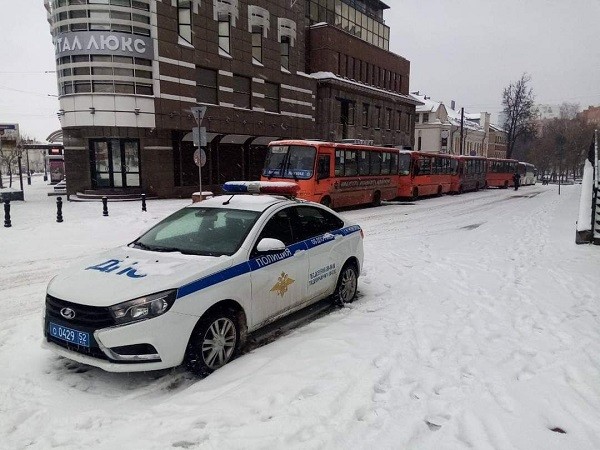 Центр Нижнего Новгорода перекрыт из-за митинга 31 января