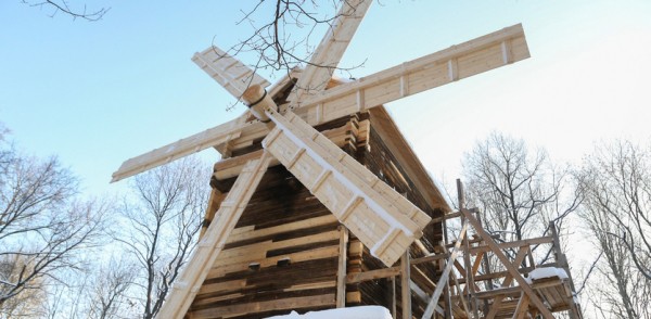 Юрий Шалабаев: Мельнице толчее-столбовке на Щёлоковском хуторе вернули исторический облик