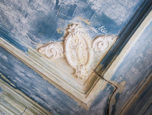 Декоративные розетки XIX века обнаружили при реставрации нижегородского музея Добролюбова 