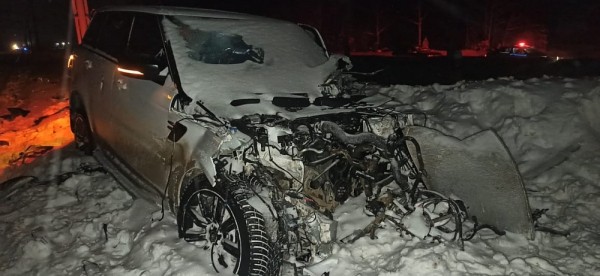 Опубликованы фото с места схода поезда в Нижегородской области