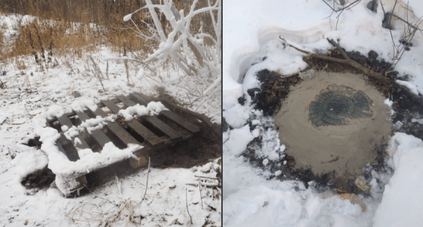 Многолетняя проблема с открытым колодцем на улице Германа Лопатина решена за один день Многолетняя проблема с открытым колодцем на улице Германа Лопатина решена за один день