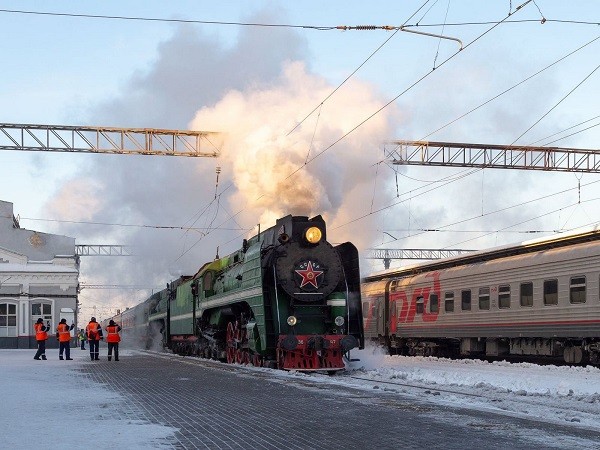Ретро-поезд привез московских туристов в Нижний Новгород