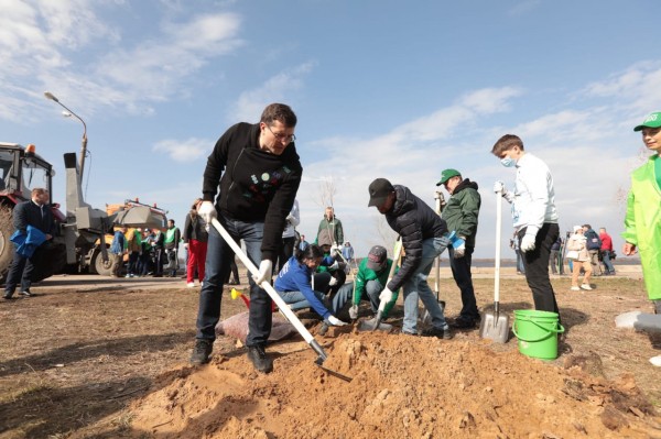 Более 35 тысяч жителей Нижегородской области присоединилось к Всероссийскому субботнику 
