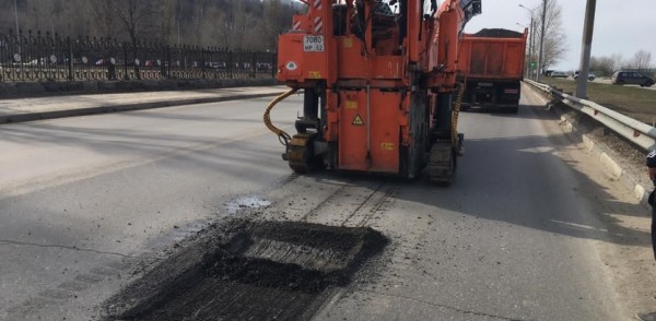 Ямочный ремонт проведен на улицах Горького, Белинского, Ванеева и Касьянова