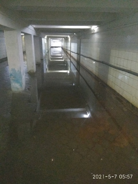 Тоннель у метро «Комсомольская» в Нижнем Новгороде затопило в мае Тоннель у метро «Комсомольская» в Нижнем Новгороде затопило в мае