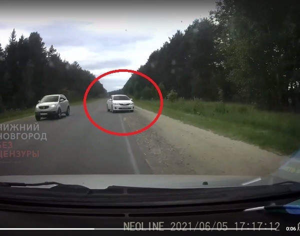 Лобового столкновения чудом удалось избежать в Нижегородской области Лобового столкновения чудом удалось избежать в Нижегородской области