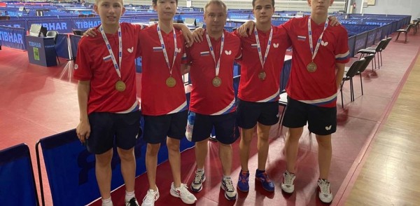 Нижегородец Роман Виноградов в составе сборной России завоевал «бронзу» в юношеском первенстве Европы по настольному теннису