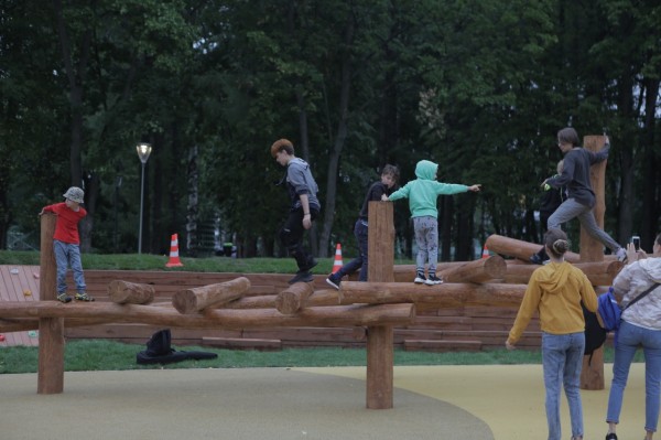 В обновленном нижегородском парке «Швейцария» проходит первое массовое мероприятие 