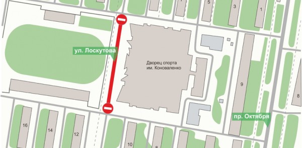 В Нижнем Новгороде временно ограничат движение транспорта  на участке дороги на ул. Лоскутова