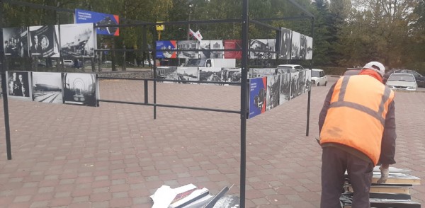 Восстановленную после вандализма выставку в Приокском районе разместят в другом месте