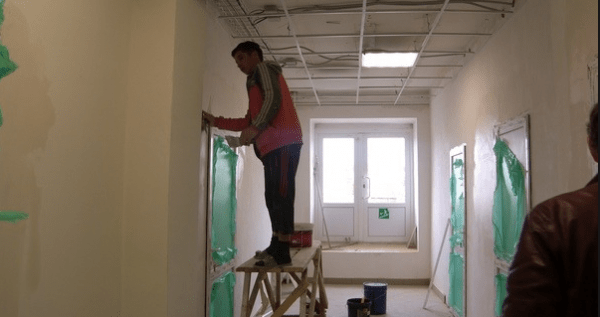 В Сергаче завершается капитальный ремонт терапевтического корпуса  центральной районной больницы