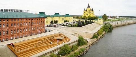 Амфитеатр и смотровая площадка появились на Окской набережной 