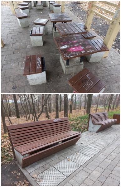 Вандалы разгромили нижегородский парк Станкозавода после благоустройства