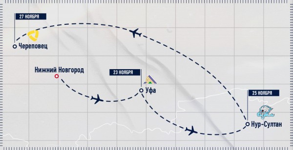 Торпедовцы вылетели в Уфу