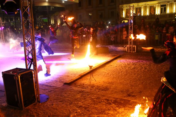 Фоторепортаж: как прошло открытие фестиваля «Новогодняя столица» в Нижнем Новгороде
