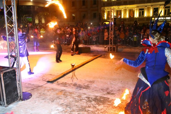 Фоторепортаж: как прошло открытие фестиваля «Новогодняя столица» в Нижнем Новгороде