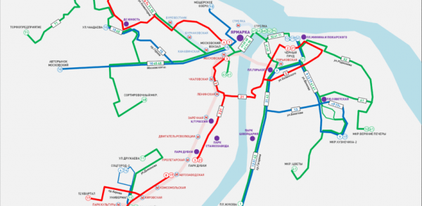 С 31 декабря по 9 января городской транспорт переходит на  праздничный режим работы