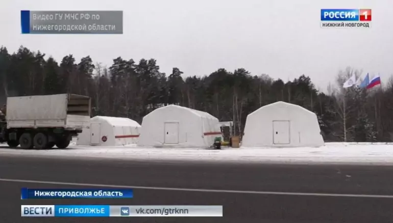 МЧС сворачивает два мобильных пункта обогрева, развернутых в Нижегородской области