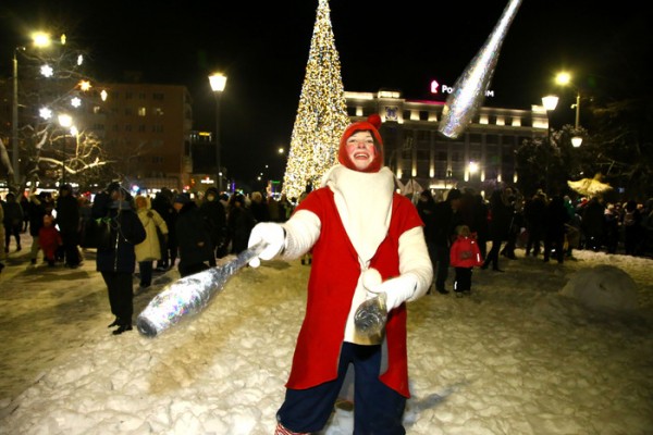 Фоторепортаж: как прошло открытие фестиваля «Новогодняя столица» в Нижнем Новгороде