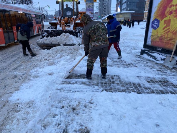 Почти пять тысяч самосвалов снега вывезли с улиц города после снегопада, прошедшего в Нижнем Новгороде в начале недели