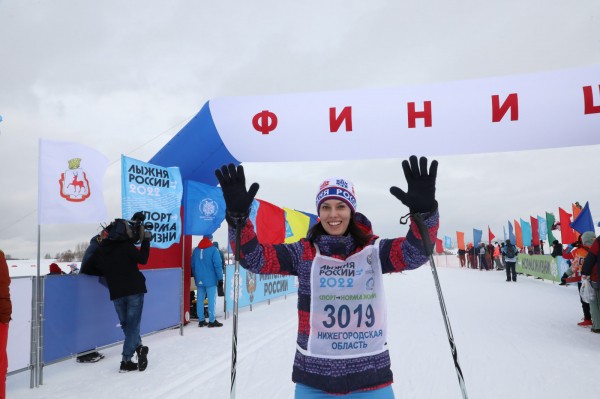 Почти 14 тысяч человек приняли участие в 40-й Всероссийской массовой гонке «Лыжня России — 2022» в Нижегородской области 