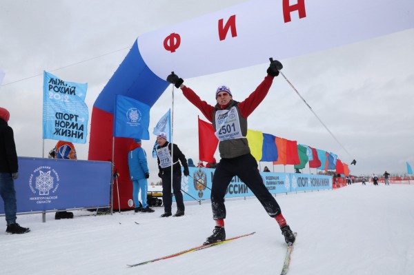 Почти 14 тысяч человек приняли участие в 40-й Всероссийской массовой гонке «Лыжня России — 2022» в Нижегородской области 