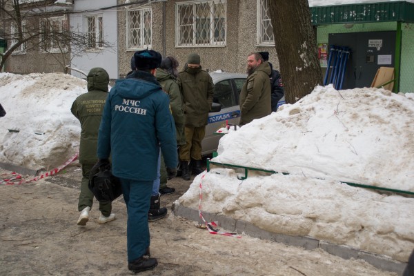 Жильцы 10 квартир, расположенных в левой части подъезда дома на пр.Ленина, пострадавшего в результате хлопка газа, вернулись в свои квартиры 