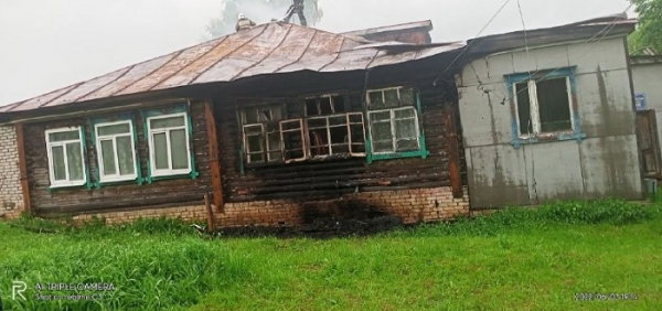 Сельский дом культуры сгорел в Сосновском районе Нижегородской области