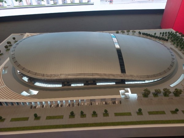 Макет Ледового дворца представили в Нижнем Новгороде Макет Ледового дворца представили в Нижнем Новгороде